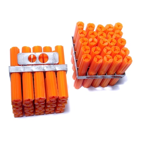 Midwest Fastener Screw Anchor, 2-1/2" L, Vinyl, 100 PK 07380